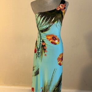 Floral One-Shoulder Dress